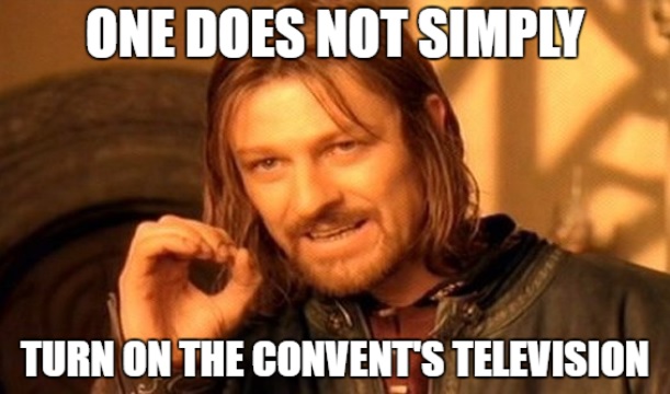 Television in the convent