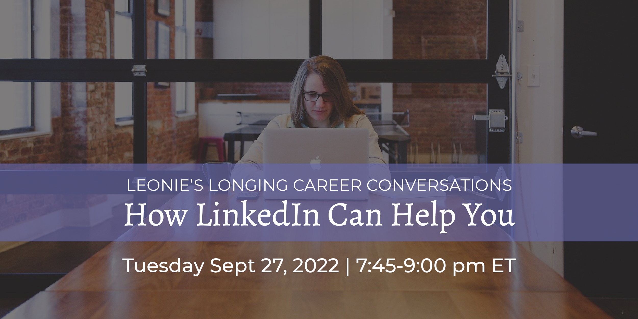 LinkedIn Career Event Sept 27 2022